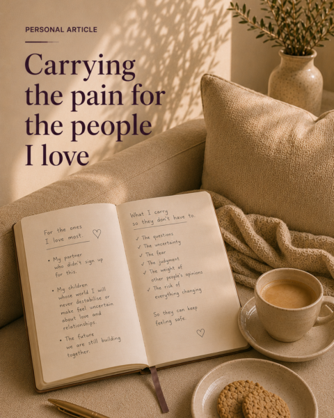 Carrying the pain for the people I love