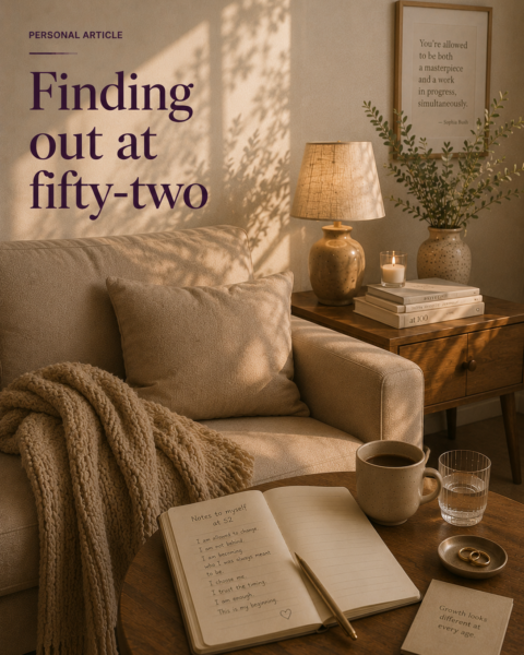 Finding out at fifty-two
