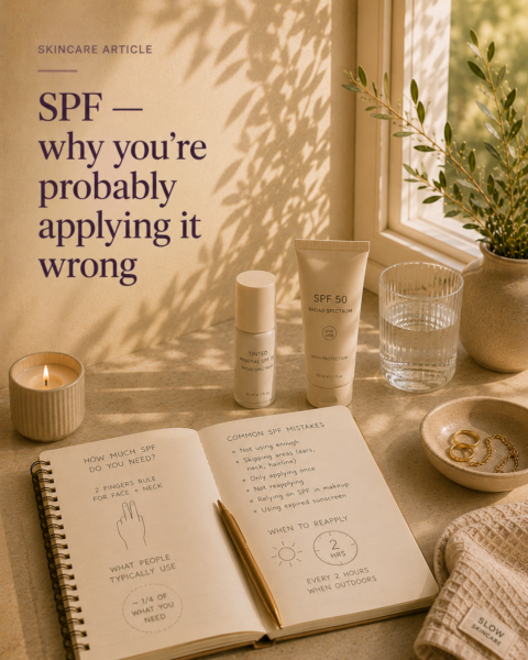 SPF — why you're probably applying it wrong