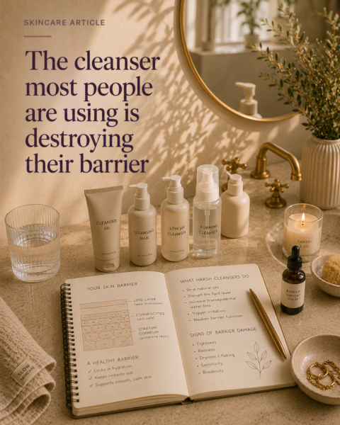 The cleanser most people are using is destroying their barrier