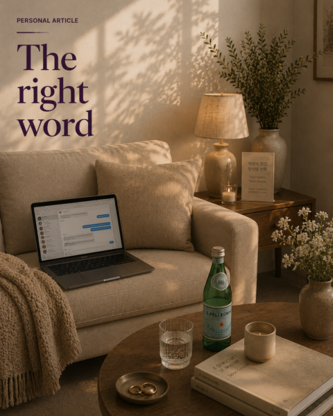 The right word