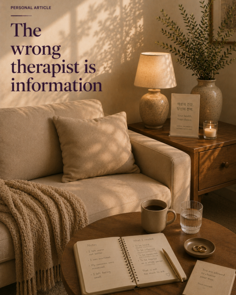 The wrong therapist is information
