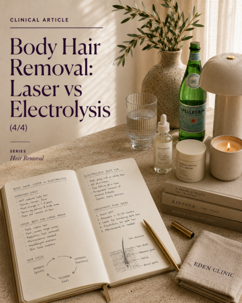 Body Hair Removal- Laser vs Electrolysis