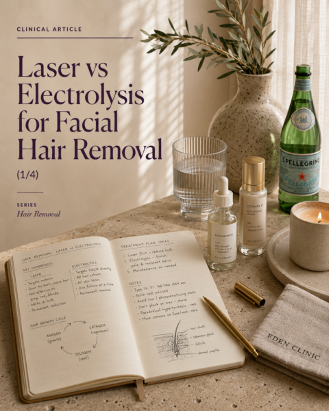 Laser vs Electrolysis for Facial Hair Removal